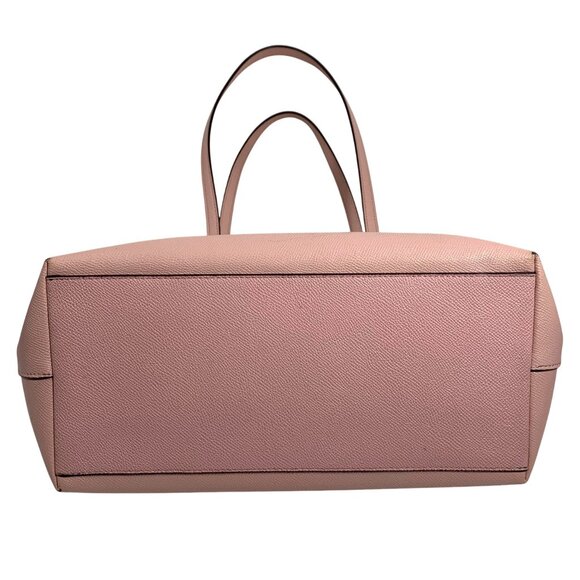 Coach Large City Zip Tote Light Ballet Pink Crossgrain Leather F58846 w/ Tag - Picture 6 of 15